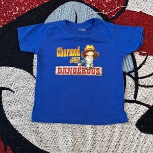 VINTAGE NASHVILLE CHARMED AND DANGEROUS GRAPHIC T SHIRT SIZE 6 MONTHS